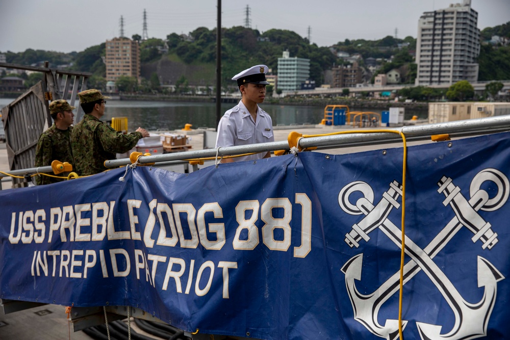 United States Naval Academy Exchange Student Tours USS Preble
