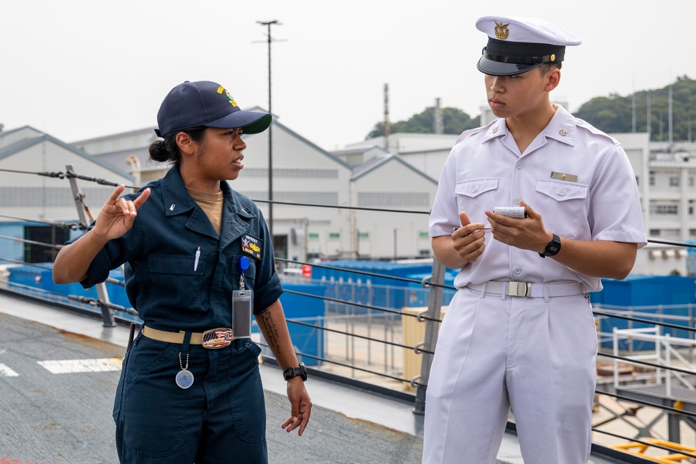 United States Naval Academy Exchange Student Tours USS Preble