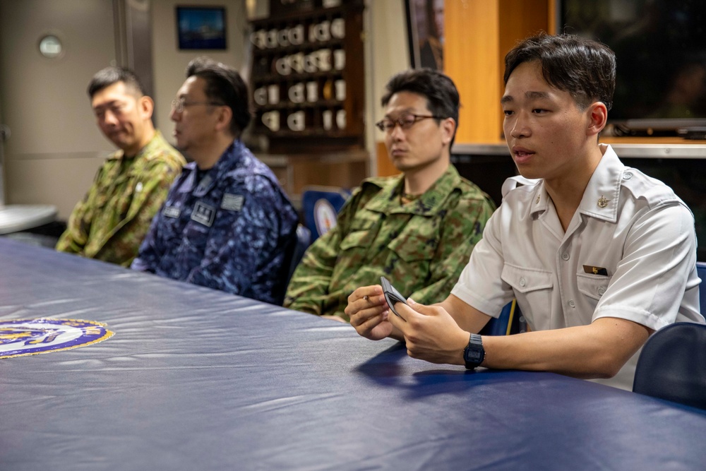 United States Naval Academy Exchange Student Tours USS Preble