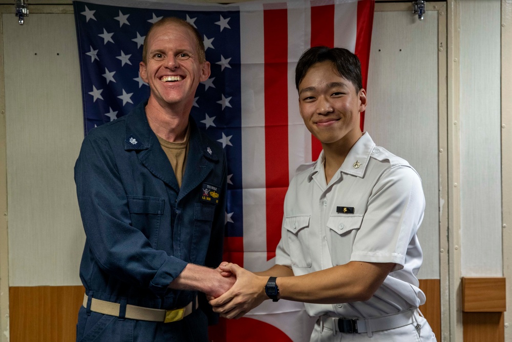 United States Naval Academy Exchange Student Tours USS Preble