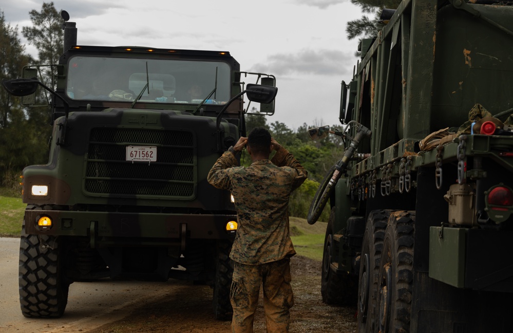 Marines Execute a Resupply and Water Purification Test