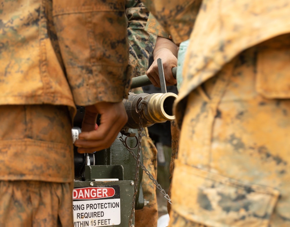 Marines Execute a Resupply and Water Purification Test