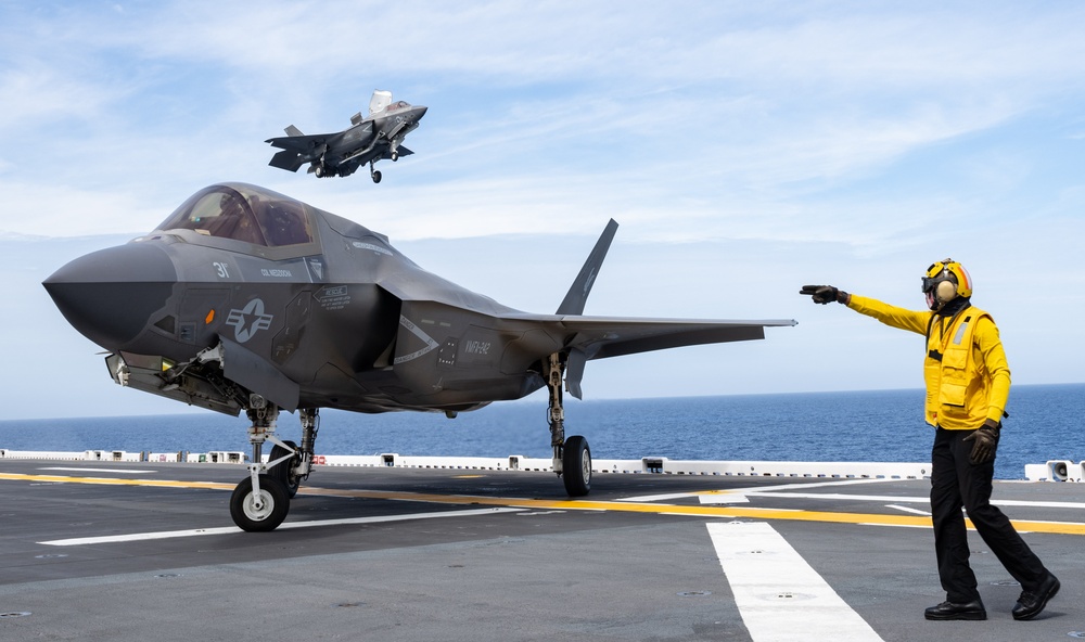 USS America (LHA 6) Conducts Flight Operations