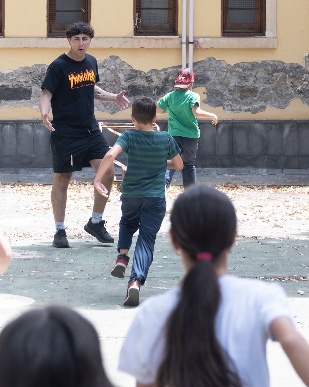 Sigonella Sailors Volunteer at Community Relations Event