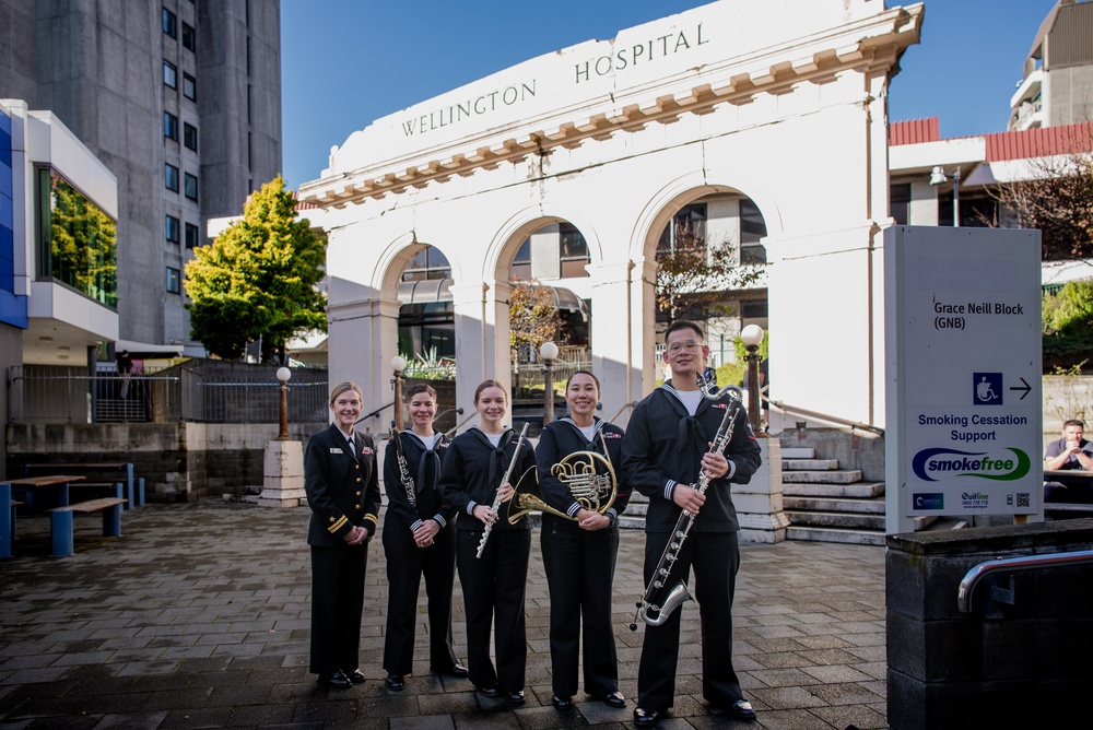 U.S. 7th Fleet Band Performs in Wellington, New Zealand