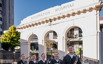 U.S. 7th Fleet Band Performs in Wellington, New Zealand