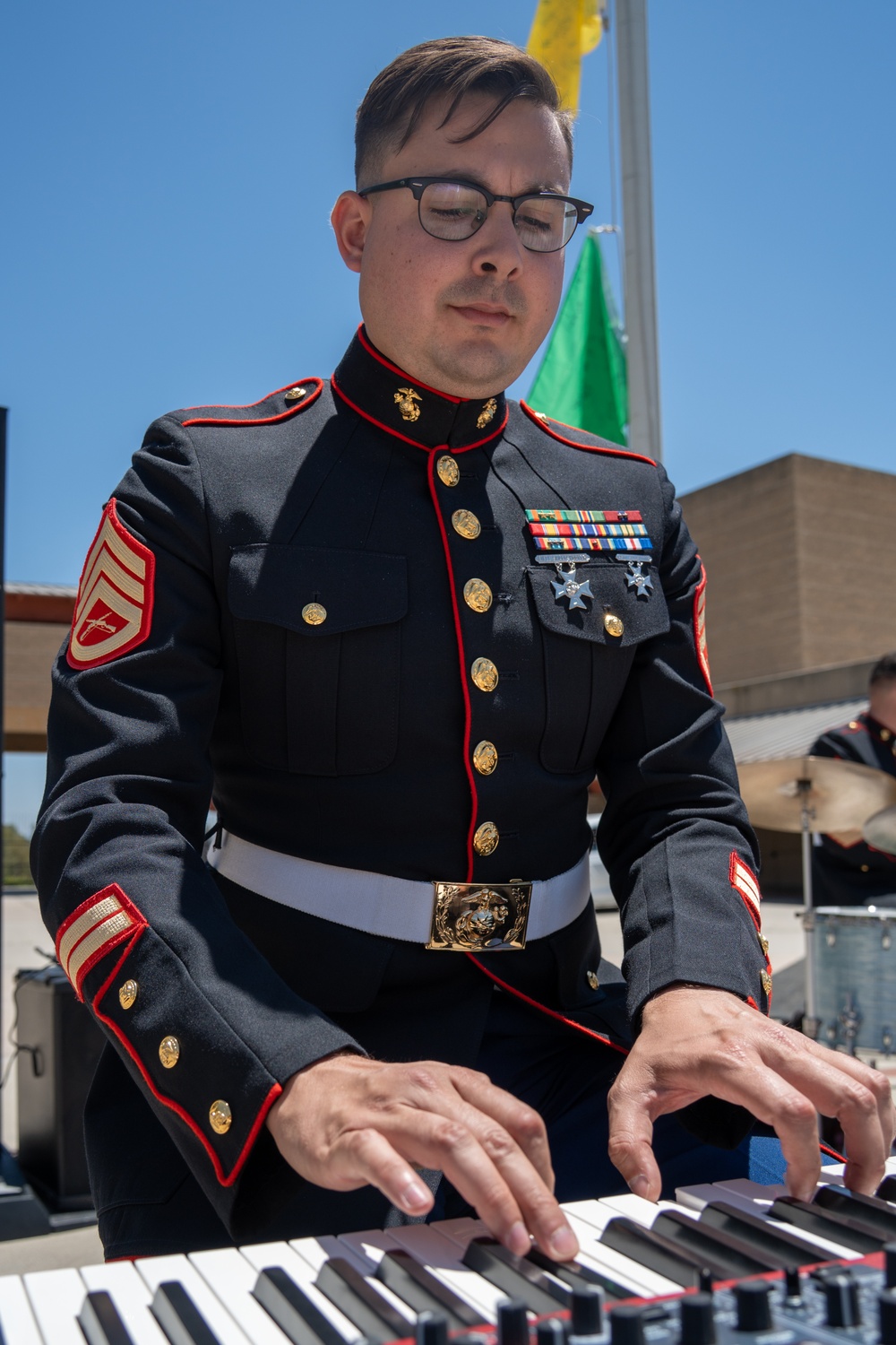 LAFW 25: 3rd MAW Band Visits Brea Olinda High School