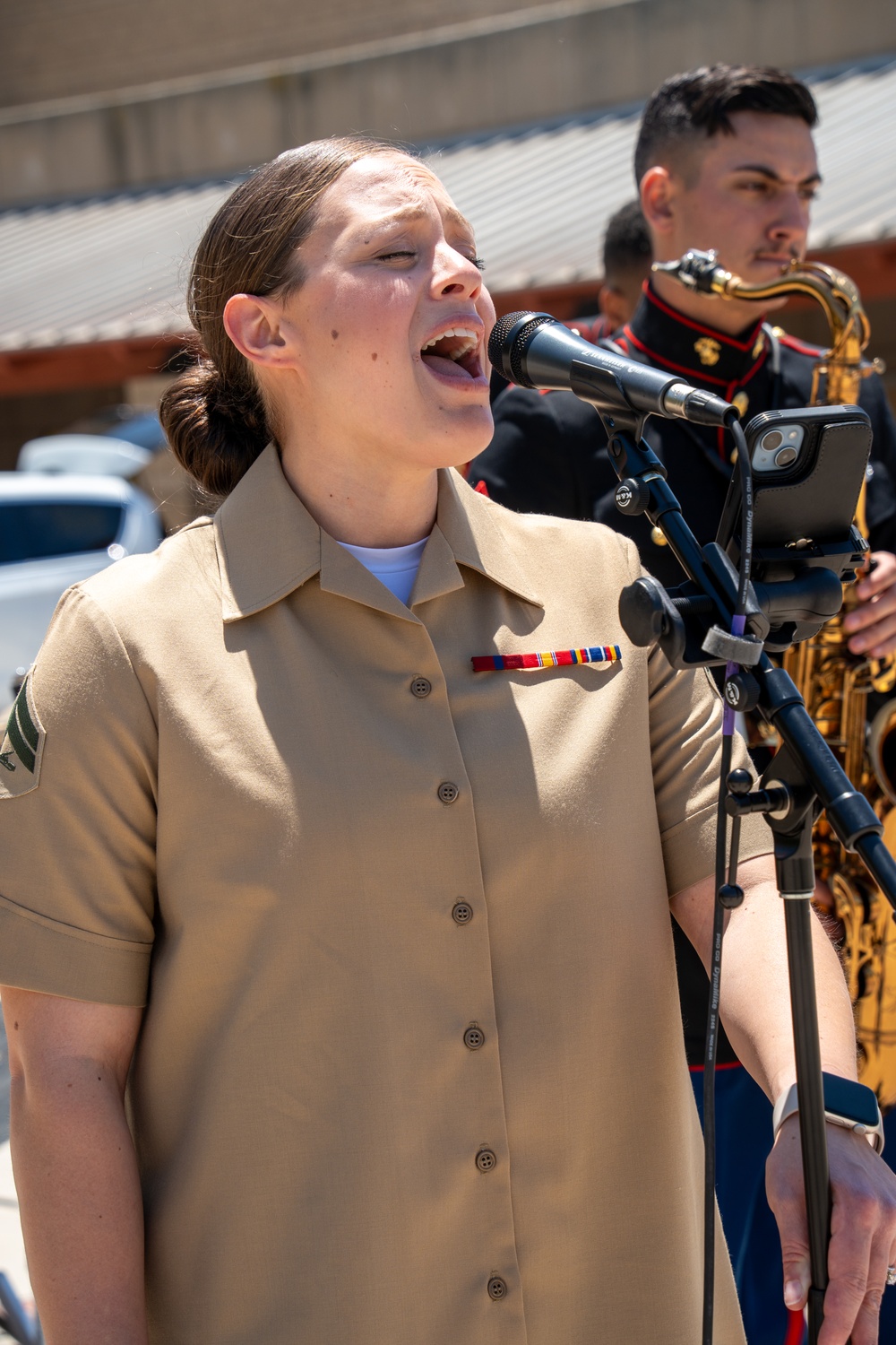 LAFW 25: 3rd MAW Band Visits Brea Olinda High School