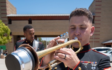 LAFW 25: 3rd MAW Band Visits Brea Olinda High School