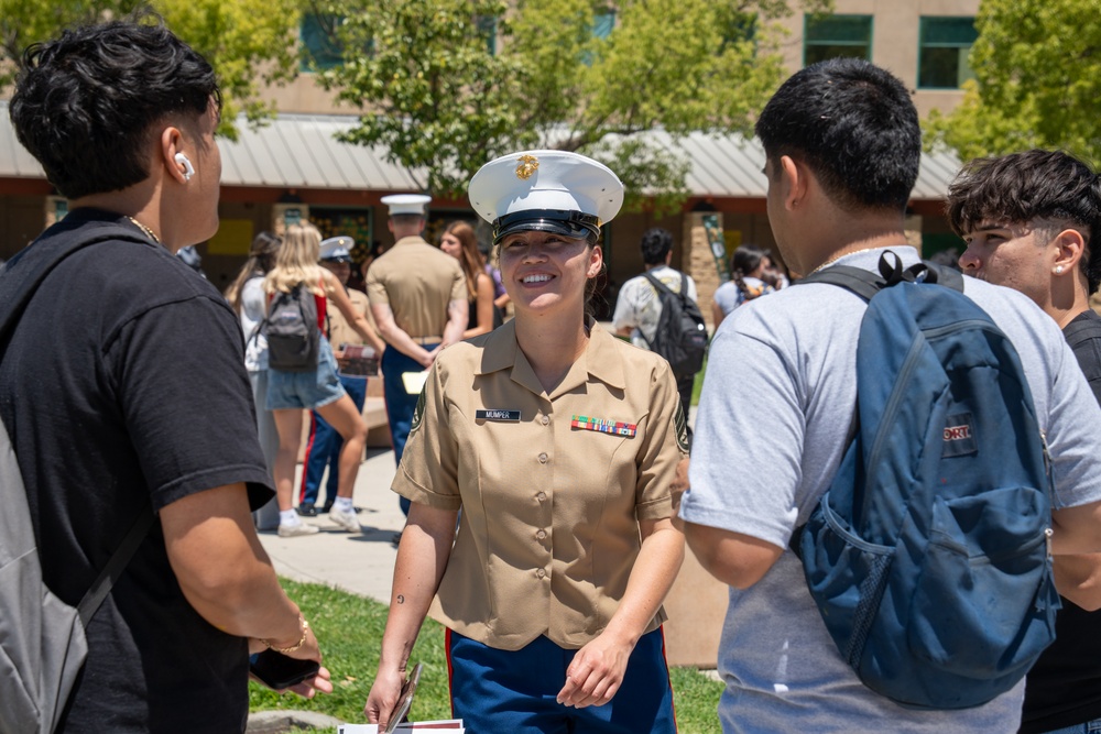 LAFW 25: 3rd MAW Band Visits Brea Olinda High School