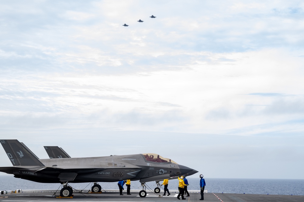 USS America (LHA 6) Conducts Flight Operations