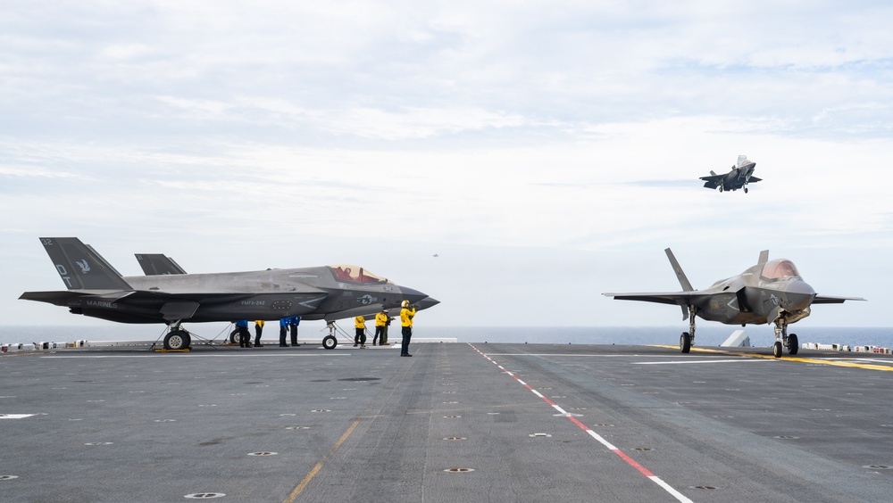USS America (LHA 6) Conducts Flight Operations