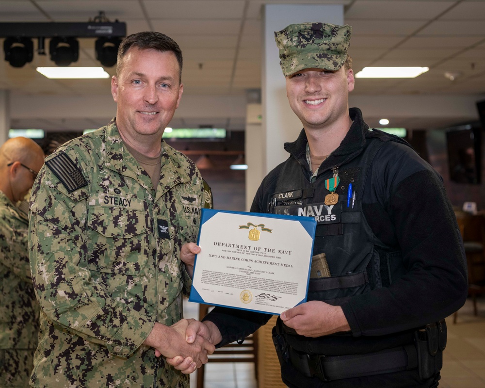 NSA Souda Bay Awards at Quarters April 2025
