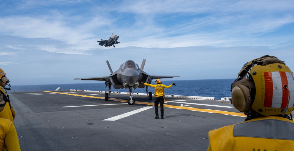 USS America (LHA 6) Conducts Flight Operations