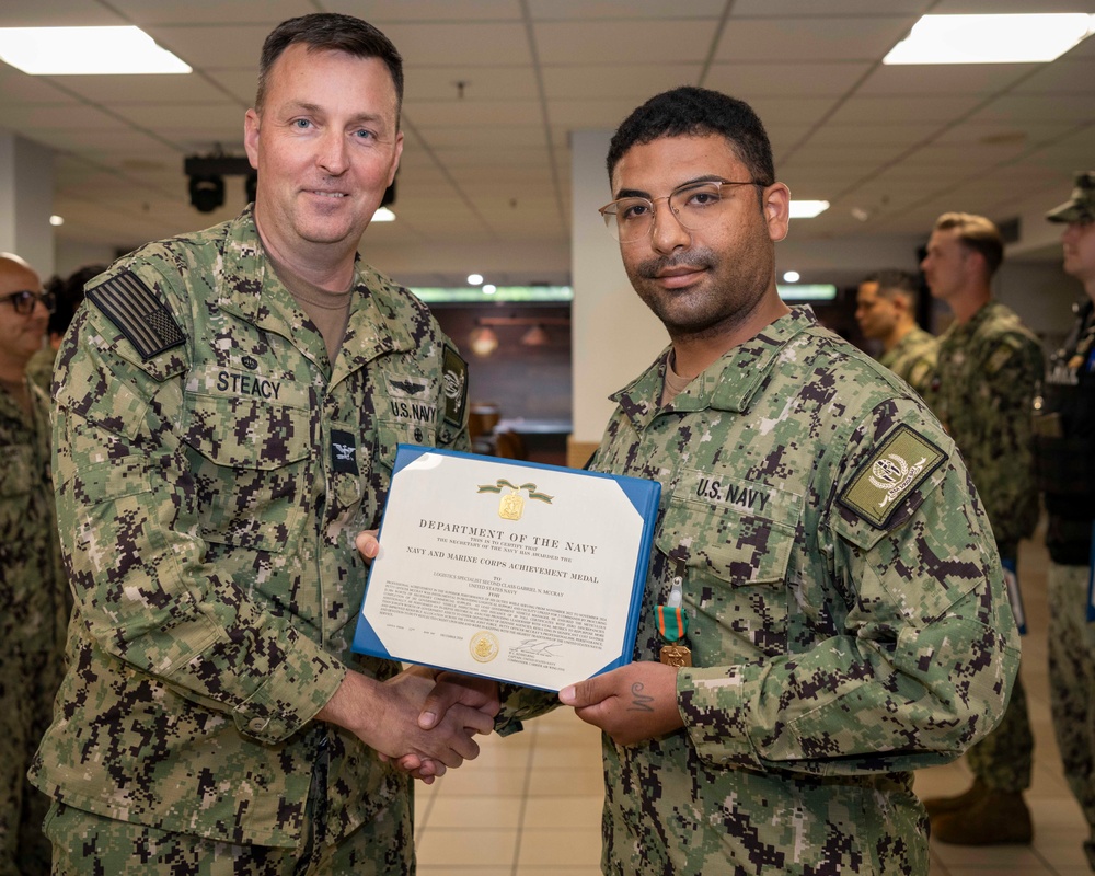 NSA Souda Bay Awards at Quarters April 2025