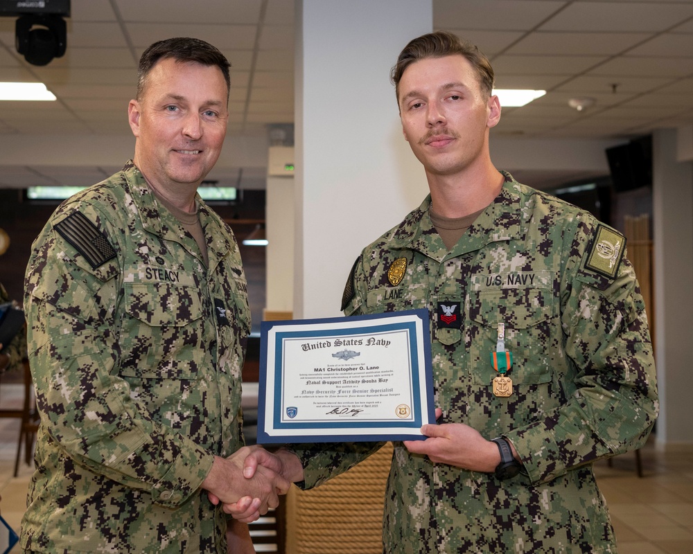 NSA Souda Bay Awards at Quarters April 2025