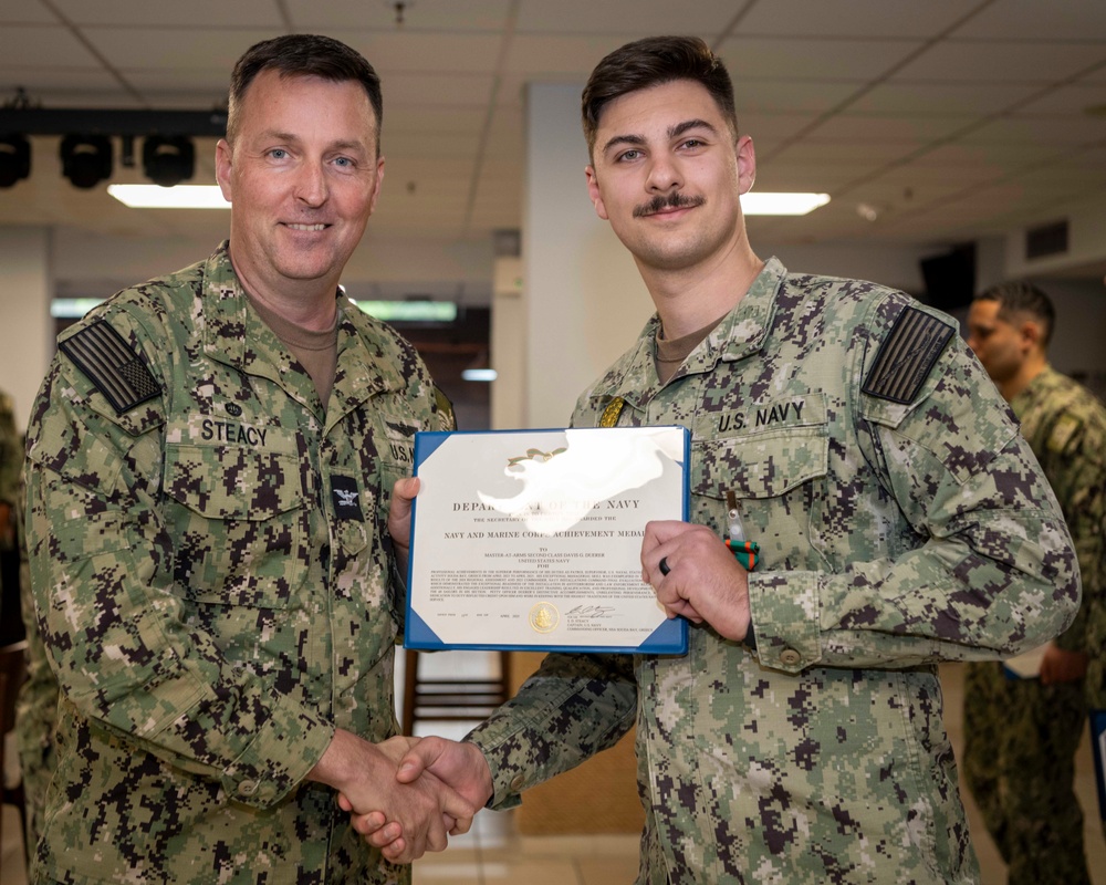 NSA Souda Bay Awards at Quarters April 2025