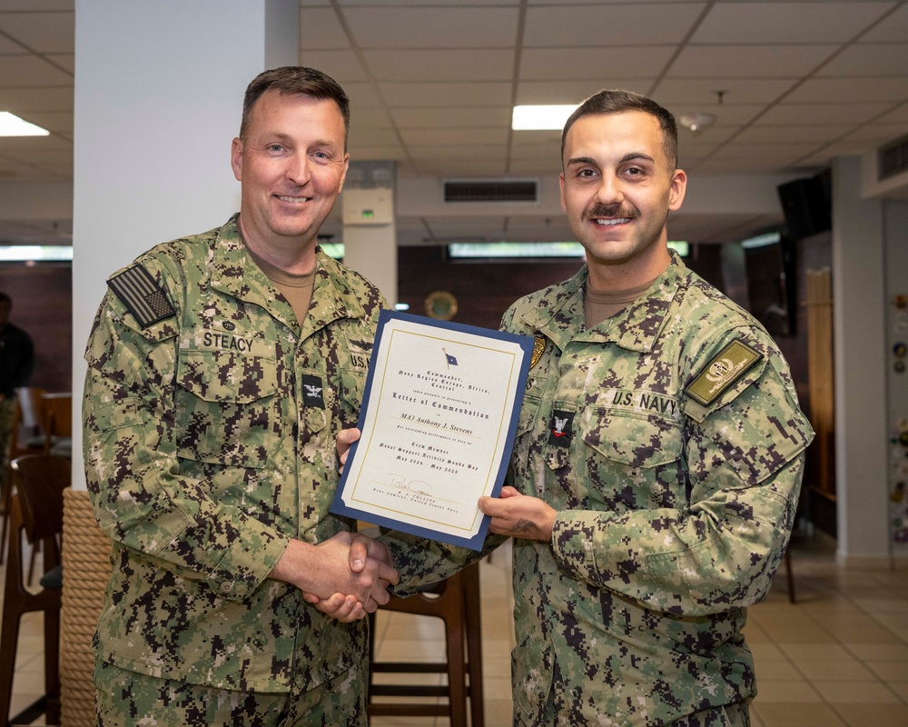 NSA Souda Bay Awards at Quarters April 2025