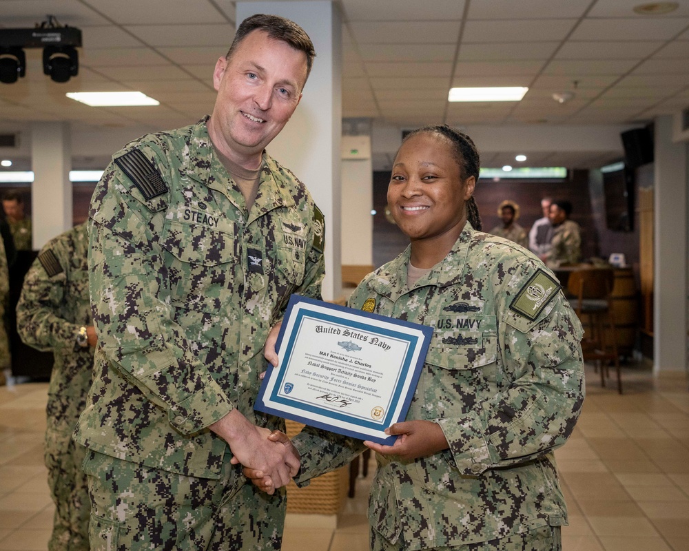 NSA Souda Bay Awards at Quarters April 2025