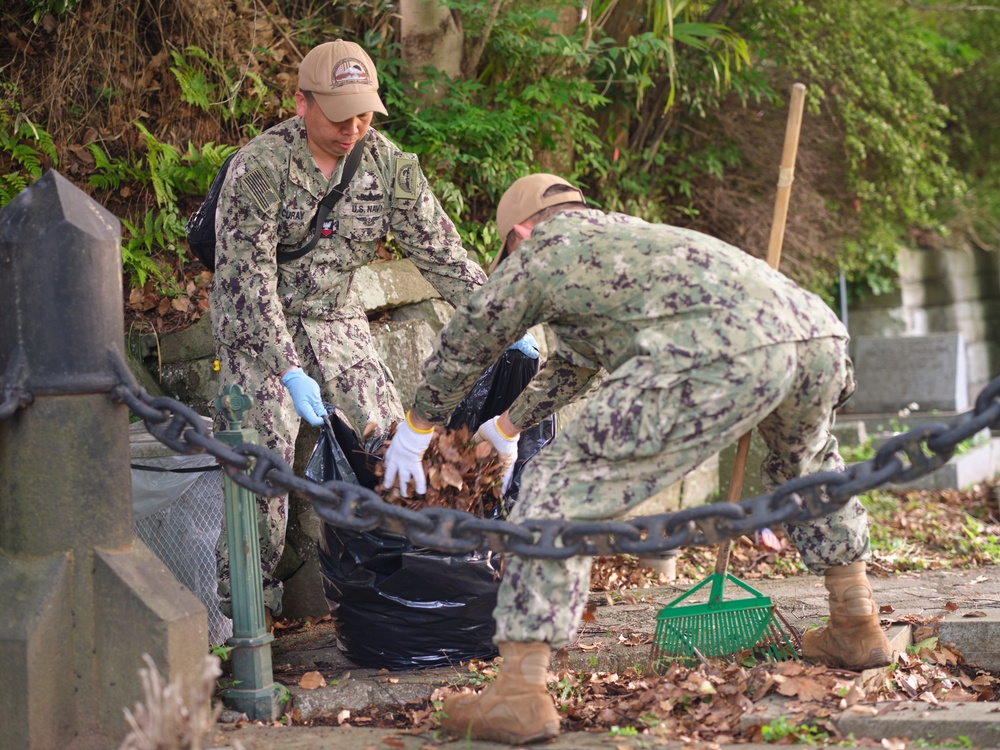 CFAY, NAVSUP FLC Yokosuka Clean Yokohama Foreign General Cemetery