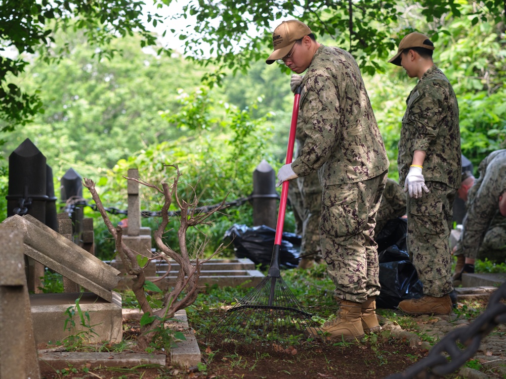 CFAY, NAVSUP FLC Yokosuka Clean Yokohama Foreign General Cemetery