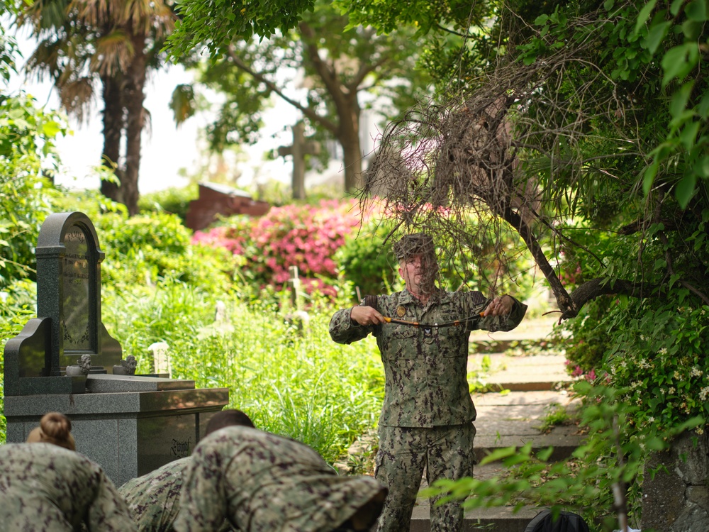 CFAY, NAVSUP FLC Yokosuka Clean Yokohama Foreign General Cemetery
