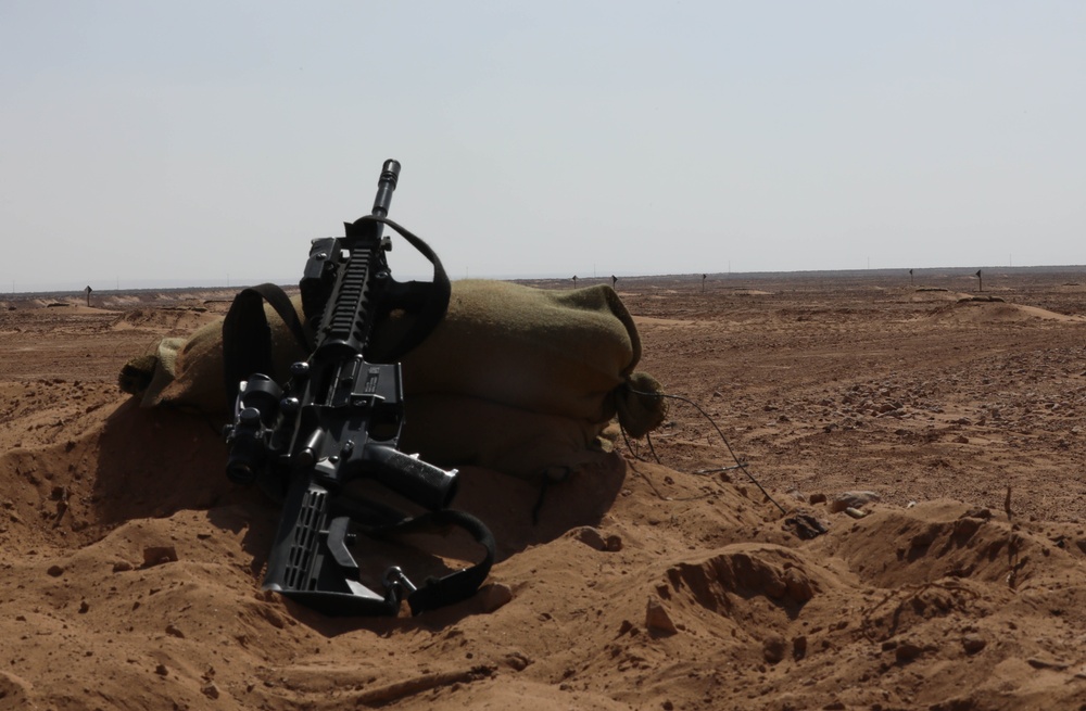 173rd Airborne paratroopers conduct weapons qualification in Morocco at African Lion 2025