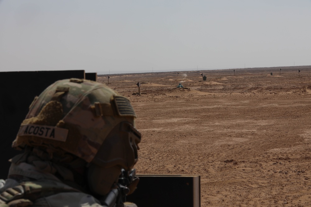 173rd Airborne paratroopers conduct weapons qualification in Morocco at African Lion 2025