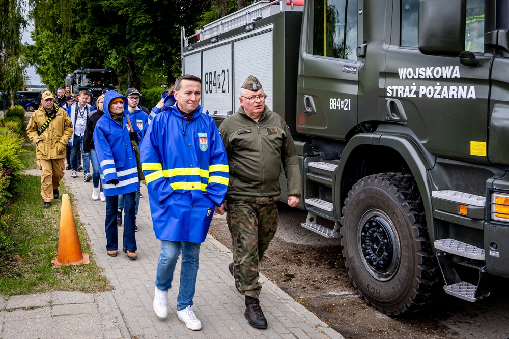 Polish, USAG Poland and V Corps Forces Sharpen Emergency Response