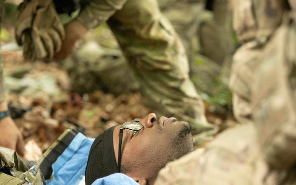 Army Conducts Blood Transfusion in Field During Exercise Combined Resolve 25-2