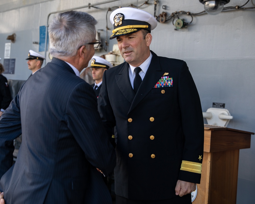 C7F Hosts Key Leader Engagement Aboard Blue Ridge