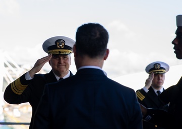 C7F Hosts Key Leader Engagement Aboard Blue Ridge