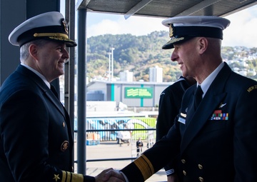 C7F Hosts Key Leader Engagement Aboard Blue Ridge