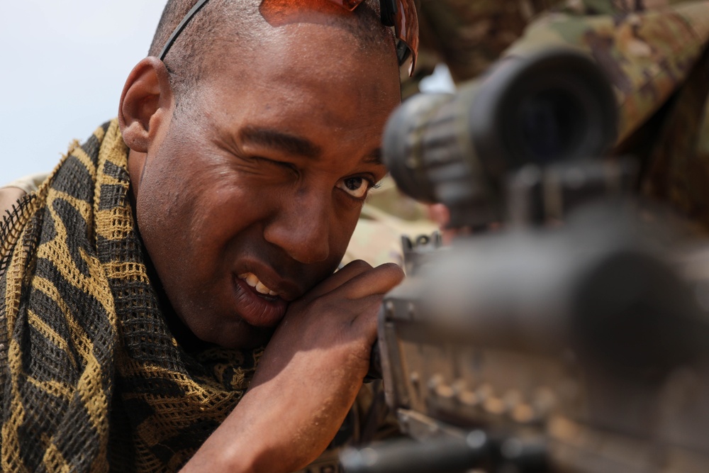 173rd Airborne teams with Morocco, conducts light machine gun training at African Lion 2025