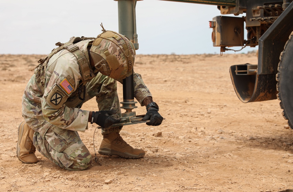 New Hampshire National Guard conducts artillery rocket resupply at Africa Lion 2025