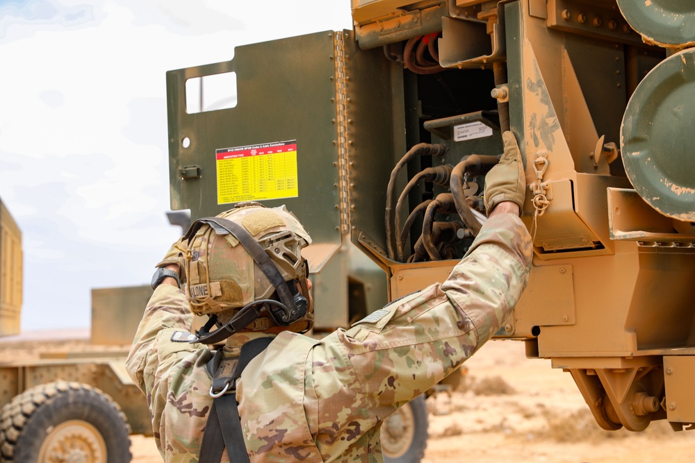New Hampshire National Guard conducts artillery rocket resupply at Africa Lion 2025