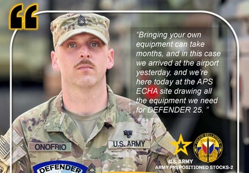 405th AFSB ‘I’M A DEFENDER’ Army Prepositioned Stocks-2 issue in the Greece