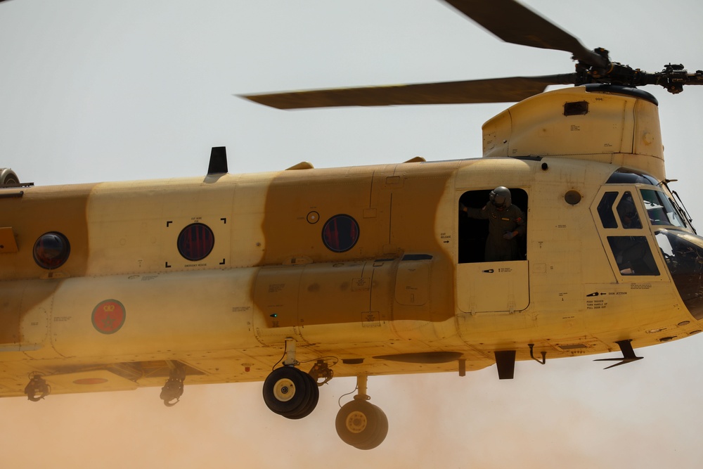New Hampshire National Guard teams with Morocco for sling load training at African Lion 2025
