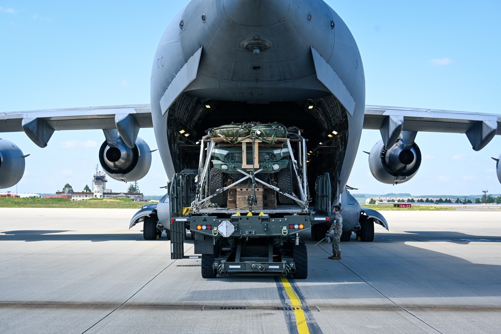 726th Air Mobility Squadron partners with 173rd Airborne Brigade to Execute Swift Response 25