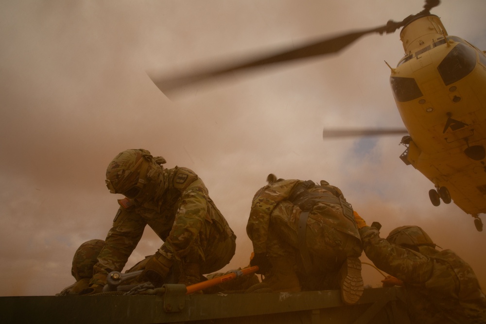 US conducts multinational sling load operations at African Lion 2025