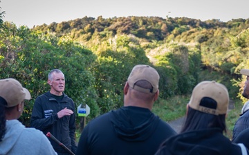 Blue Ridge Sailors Restore Bike Path in New Zealand