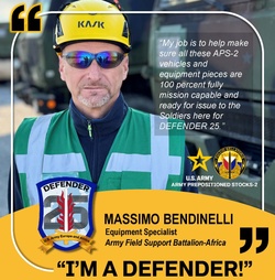405th AFSB ‘I’M A DEFENDER’ Army Prepositioned Stocks-2 issue in the Greece