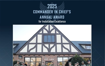 Joint Base Langley-Eustis Secures 2025 Air Force CINC IEA Win