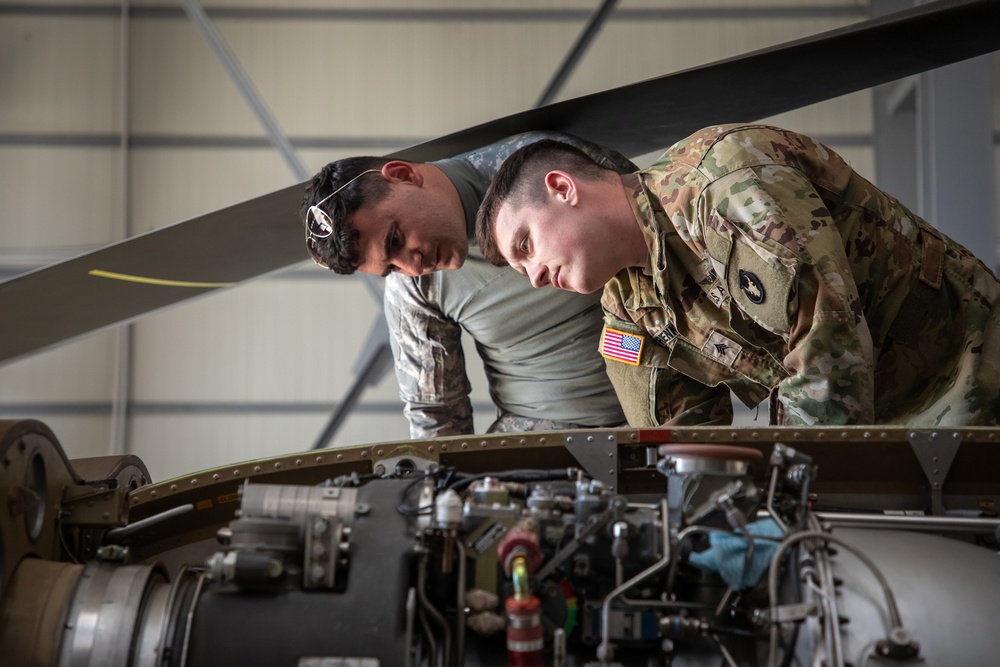 U.S. and Albanian Aviation Soldiers Conduct Joint Training