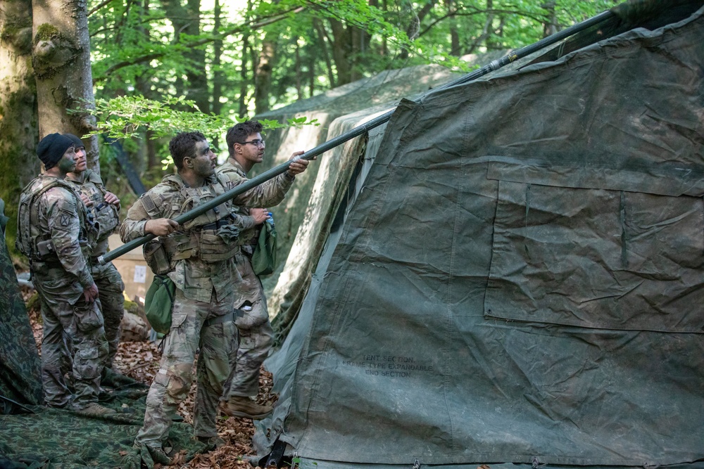 1st Battalion, 41st Field Artillery Regiment trains for combat casualty care during Combined Resolve 25-2