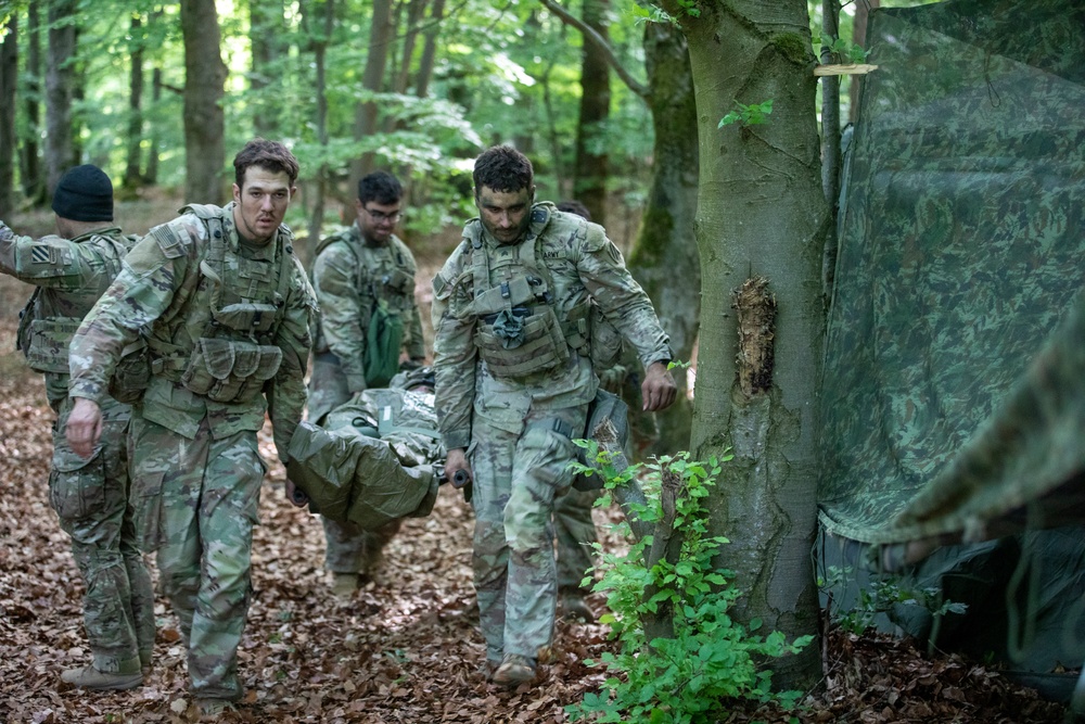 1st Battalion, 41st Field Artillery Regiment trains for combat casualty care during Combined Resolve 25-2
