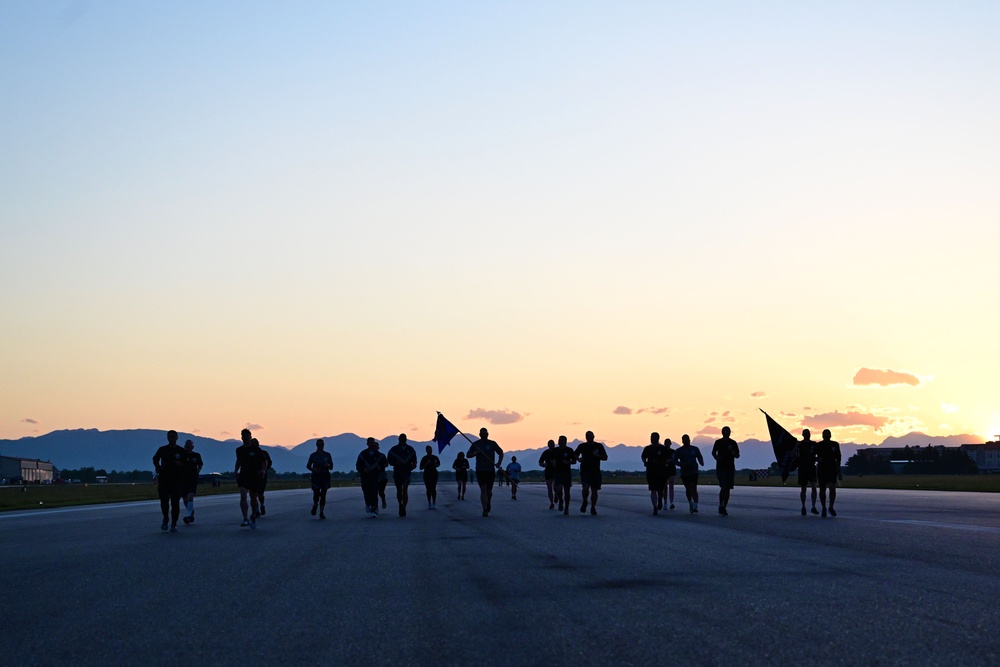 Aviano Port Dawgs hosts Memorial Run