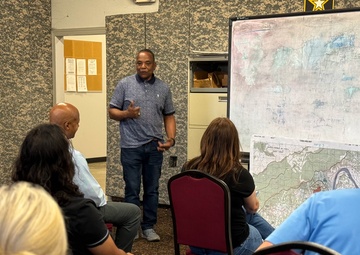 Fort Gregg-Adams Mentorship Program Participants Take on Humvee Simulator