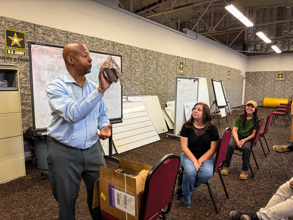 Fort Gregg-Adams Mentorship Program Participants Take on Humvee Simulator