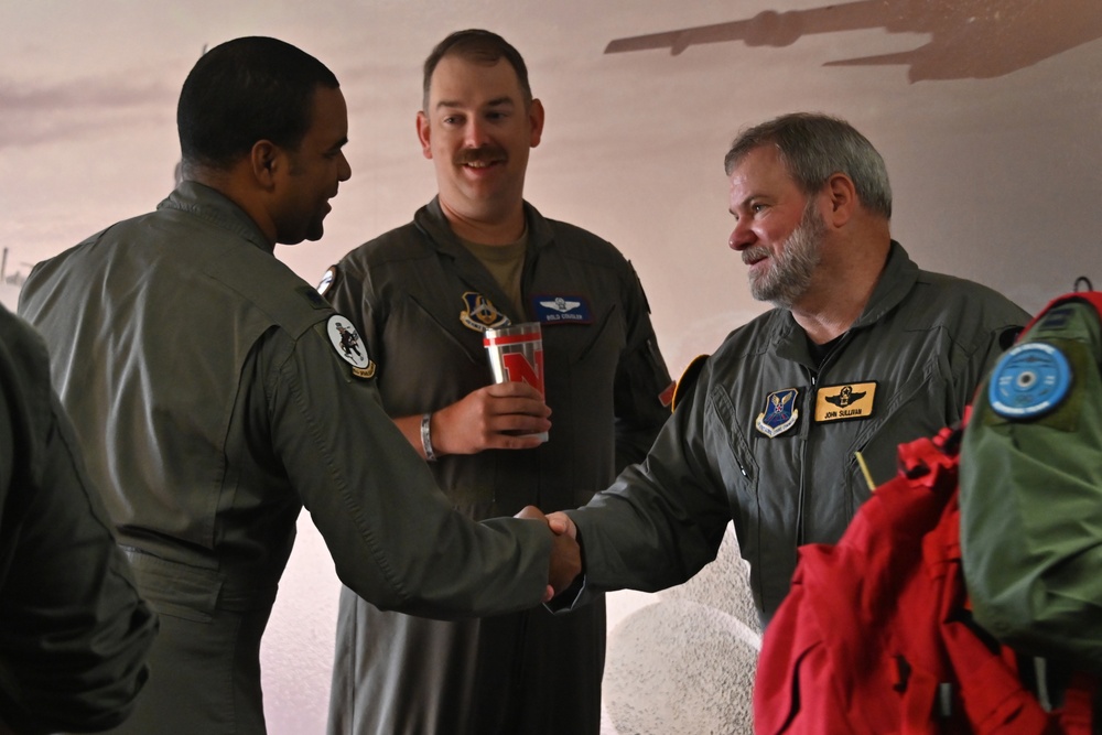 Civilian instructors fly mission to improve B-52 instruction